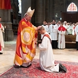 Priesterweihe von Johannes Hofer im Linzer Mariendom. 
